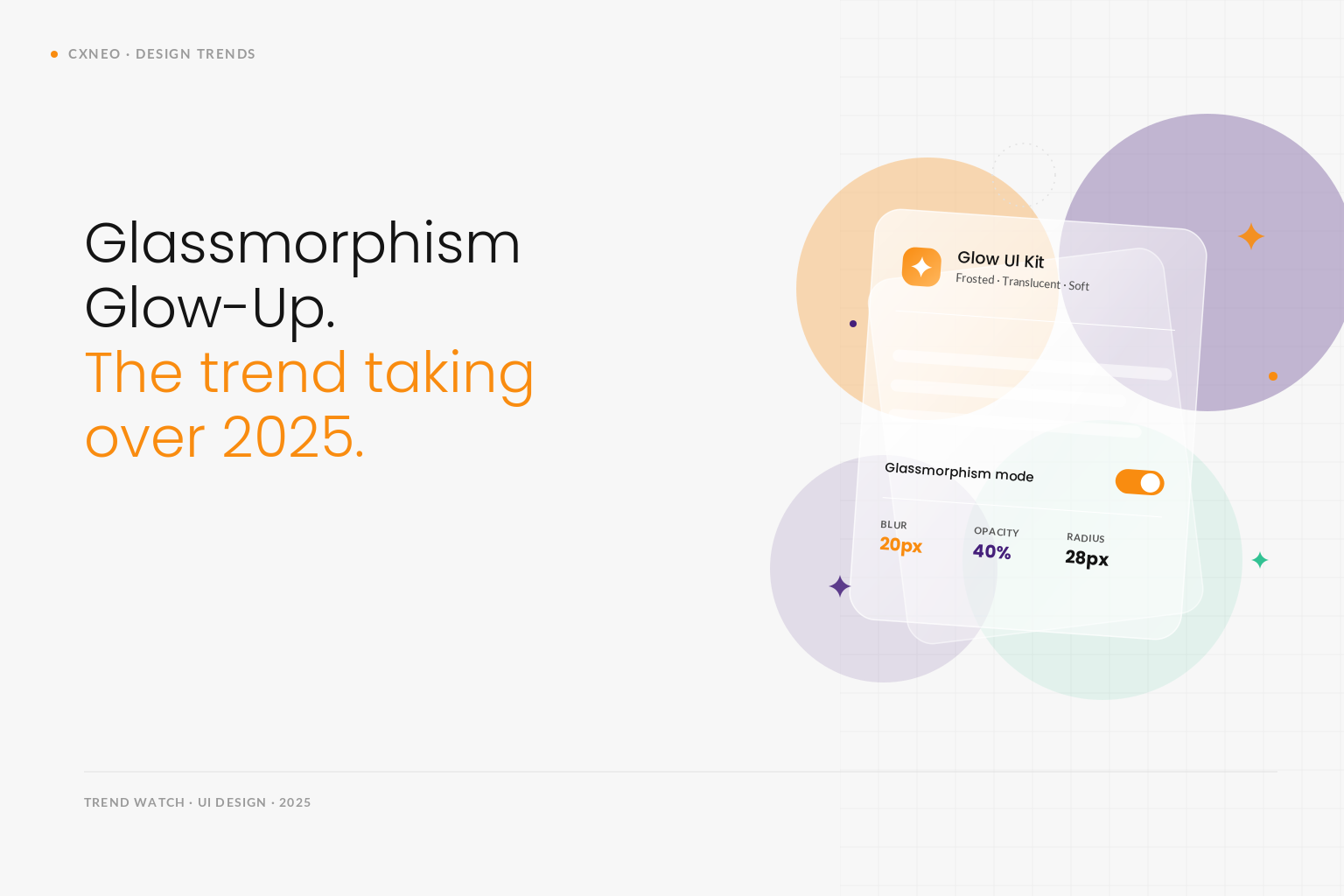 Glassmorphism Glow-Up: The Trend Taking Over 2025
