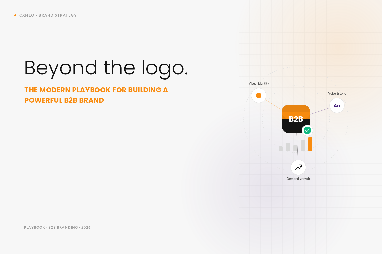 Beyond the Logo: The Modern Playbook for Building a Powerful B2B Brand